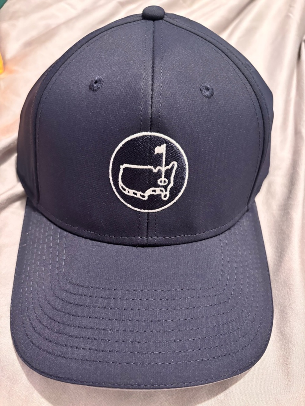 Masters Navy and White Golf Visor Cap with Embroidered Branding - NWT